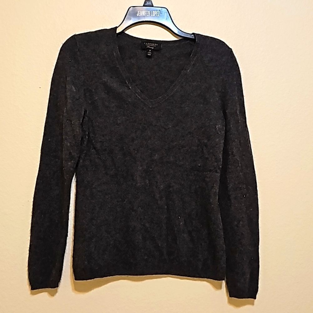 Charter club‎ cashmere v-neck sweater size Medium